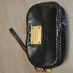 MICHAEL Michael Kors Double Zip Patent Leather Wristlet